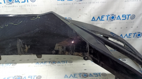 Bare front bumper for Volvo XC60 18-21 with park assist and headlight washers, graphite, without plugs, dents, scratches, sand