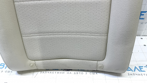 Left rear seat backrest VW Passat b7 12-15 USA beige leather, ready to clean