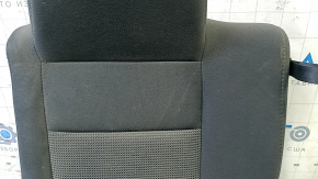 Left rear seat backrest Jeep Patriot 11-17 black cloth, needs cleaning, wrinkled