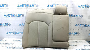 Right rear seat back for Hyundai Sonata 15-17, black leather, perforated, with armrest, tears