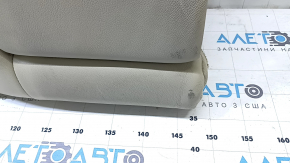 Right rear seat back for Hyundai Sonata 15-17, black leather, perforated, with armrest, tears