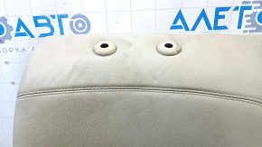 Right rear seat back for Hyundai Sonata 15-17, black leather, perforated, with armrest, tears