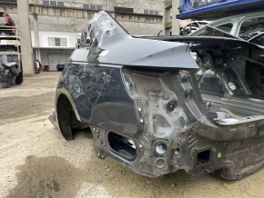 Quarter wing rear left Audi A4 B9 17-25 on the body, graphite