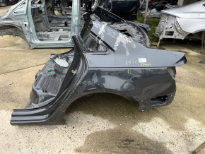 Quarter wing rear left Audi A4 B9 17-25 on the body, graphite