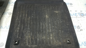 Set of floor mats for Volvo XC60 18-25, black rubber, ready for cleaning