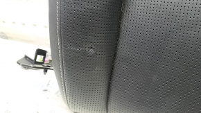 Rear row of seats, upper part, right, Volvo XC60 22-25, black Nappa leather, with headrest, dent, scratches on the back