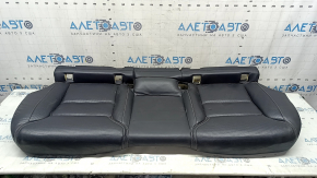 Volvo XC60 18-25 rear seat cushion, black Nappa leather, heated, perforated, cracked, dented, needs cleaning