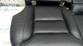 Volvo XC60 18-25 rear seat cushion, black Nappa leather, heated, perforated, cracked, dented, needs cleaning