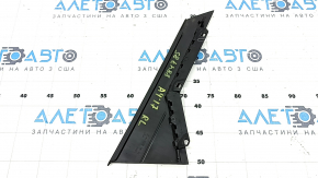 Rear left side door trim for Audi A4 B9 17-25, gloss black, scratches, glued on