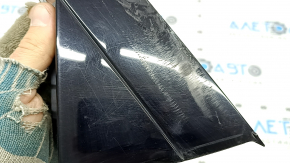 Rear left side door trim for Audi A4 B9 17-25, gloss black, scratches, glued on