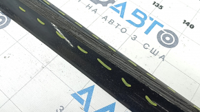 Right threshold molding for Audi A4 B9 17-19 S-Line, 195 cm, graphite, deep scratches, bent