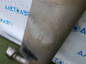 Rear muffler with barrel Ford Edge 15-21 2.0T FWD with catalytic converter, dented