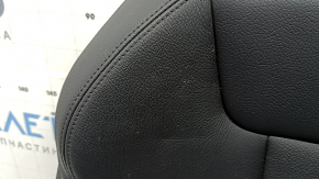 Audi A4 B9 17-19 passenger seat back upholstery, beige leather, heated, dented