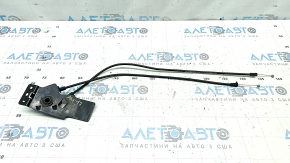 Audi A4 B9 17-25 hood release handle bracket with cables, cable mount broken