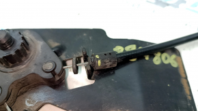 Audi A4 B9 17-25 hood release handle bracket with cables, cable mount broken