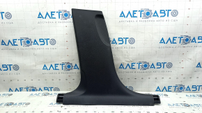 Lower left center pillar trim for Audi A4 B8 08-16 sedan, black, scratches