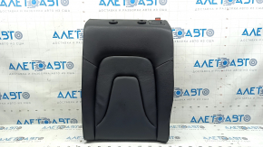 Left rear seat backrest for Audi A4 B8 13-16, black leather, fabric cut