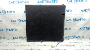 Right rear seat backrest for Audi A4 B8 13-16, black leather with black stitching, with seat belt and heating, dented