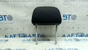 Rear right headrest for Audi A4 B8 08-16, black leather, black stitching