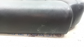 Rear seat cushion for Audi A4 B8 13-16, black leather with black stitching