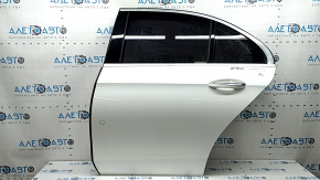 Door assembly rear left Mercedes W213 E 17-23 keyless, white 149, butt