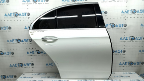 Mercedes W213 E 17-23 keyless rear right door assembly, white 149, dented