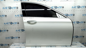 Mercedes W213 E 17-23 keyless front right door assembly, white 149, bumper, dent