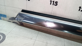 Door-glass molding, central rear right, Audi A4 B8 08-16 sedan, chrome, scratches
