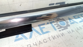 Door-glass molding, central front right, Audi A4 B8 08-16, chrome, scratches