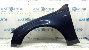 Front left wing Audi A4 B8 13-16 rest, blue LX5R, scratches