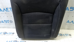 Left rear seat backrest for Chevrolet Cruze 2016-2017, black cloth, dry cleanable