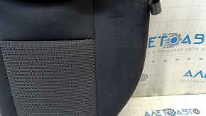 Left rear seat backrest for Jeep Compass 11-16, black cloth, for cleaning