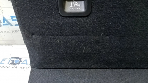 Subaru Forester 14-16 SJ right rear seat back, black cloth, with armrest, needs cleaning, wrinkled
