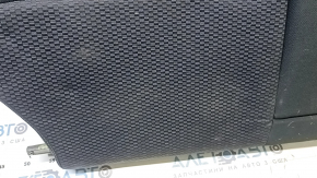 Subaru Forester 14-16 SJ right rear seat back, black cloth, with armrest, needs cleaning, wrinkled