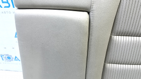 Left rear seat backrest Mazda 6 14-17, gray cloth, with armrest, without headrests, for cleaning