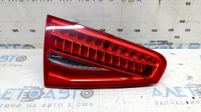 Left LED interior trunk lid light for Audi A4 B8 13-16 Restyling sedan, scratches