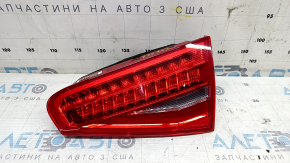 Right LED interior trunk lid light for Audi A4 B8 13-16 Restyling sedan, scratches