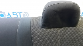 Left rear seat backrest for Nissan Sentra 13-15, black cloth, for cleaning