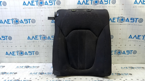 Right rear seat backrest Chrysler 200 15-17 black cloth, for cleaning