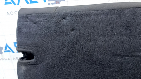 Left rear seat backrest, 2nd row, Jeep Compass 2017-2018, black fabric, with white and brown stitching, with armrest and belt, needs cleaning, wrinkled