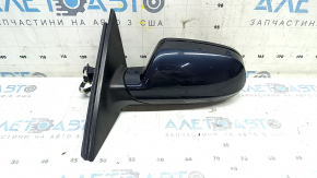 Left side mirror assembly for Audi A4 B8 08-16, 12+2 pins, memory, turn signal, auto-dimming, BSM, blue, scuffed