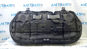 Rear seat cushion, 2nd row, Jeep Compass 17-18, black cloth, with white and brown stitching, for cleaning