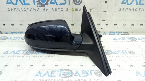 Right side mirror assembly for Audi A4 B8 08-16, 12+2 pins, memory, turn signal, auto-dimming, BSM, blue, scratches, glued