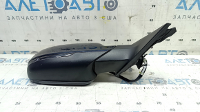 Right side mirror assembly for Audi A4 B8 08-16, 12+2 pins, memory, turn signal, auto-dimming, BSM, blue, scratches, glued