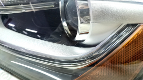 Left front headlight, bare, Audi A4 B8 13-16, xenon LED, sand, scratches