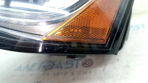 Left front headlight, bare, Audi A4 B8 13-16, xenon LED, sand, scratches