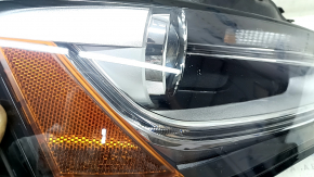 Right front headlight assembly for Audi A4 B8 13-16, restyling, xenon LED, sand