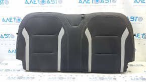 Rear seat backrest for Chevrolet Camaro 1923 convertible, black and gray cloth, for cleaning