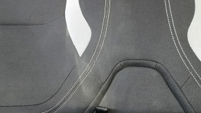 Rear seat backrest for Chevrolet Camaro 1923 convertible, black and gray cloth, for cleaning