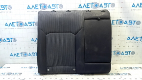 Right rear seat backrest for VW Passat b7 12-15 USA, black cloth, with armrest, dry-cleanable